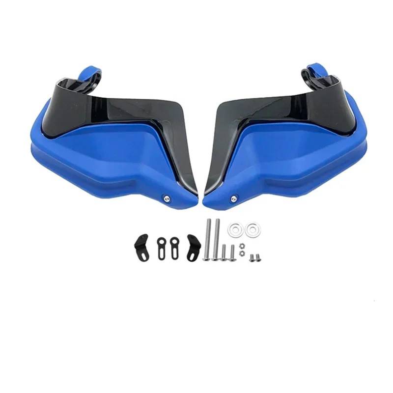 Lenker Handschutz Für KYMCO Für Xciting S400 S350 S250 Für RKS150 CT250 CT300 Motorrad Handprotektoren Schild Schutz Windschutzscheibe Hand Wind Schutz Motorrad Lenkerschutz(Blue Black Set) von HMGWLCGH