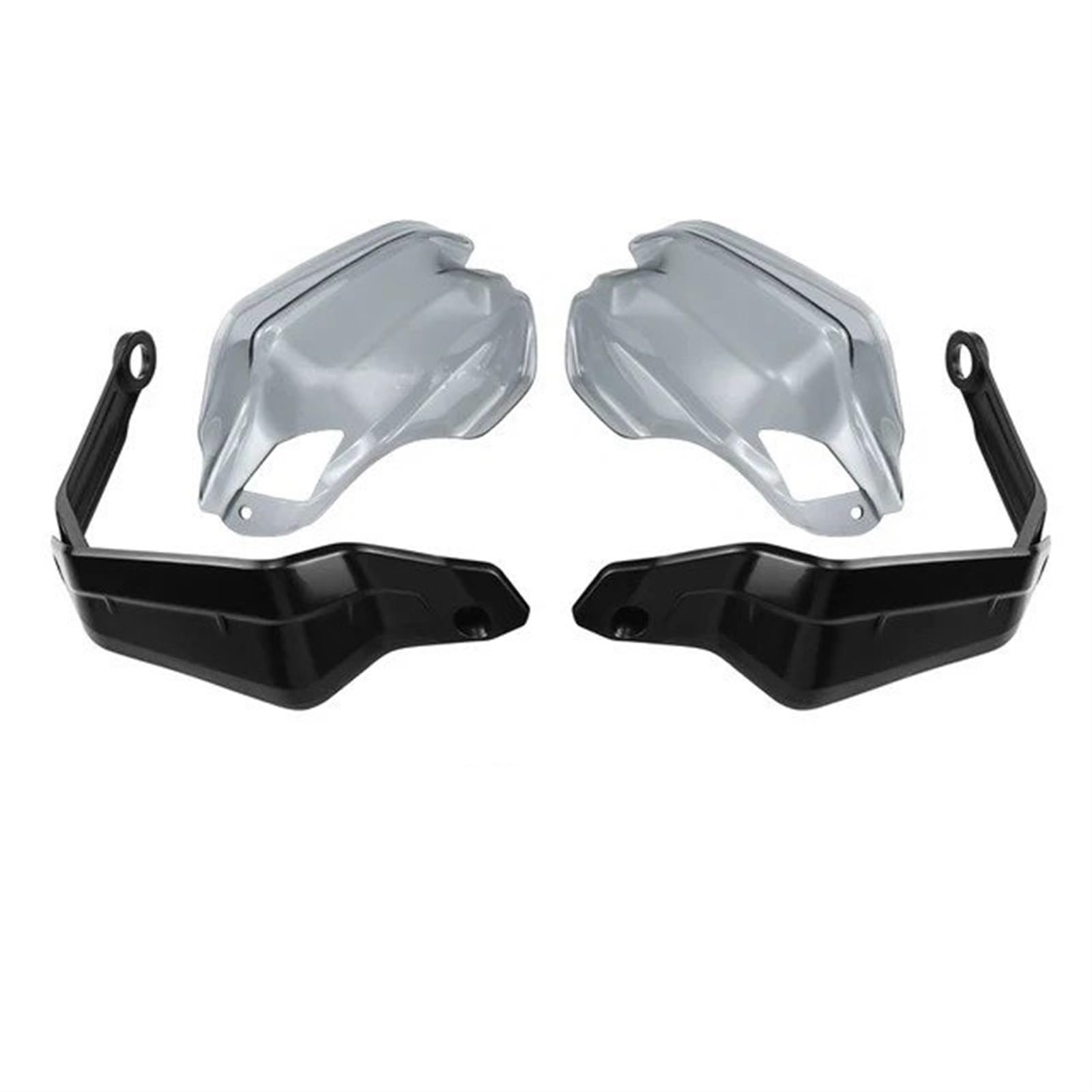 Lenker Handschutz Für Transalp XL 750 XL750 2023-2024 Motorrad Handprotektor Extensions Zubehör Handschutz Deflektoren Windschutzscheibe Stück Motorrad Lenkerschutz(Set A - Black Grey) von HMGWLCGH