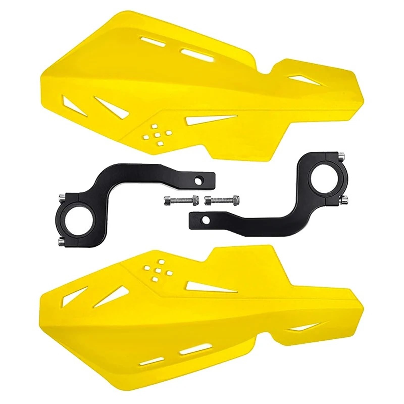 Lenker Handschutz Universal 22 28mm Motorrad Dirt Bike Handschutz Lenker Schutz Griff Hand Guards Protector Motorrad Lenkerschutz(1 Pair Yellow) von HMGWLCGH