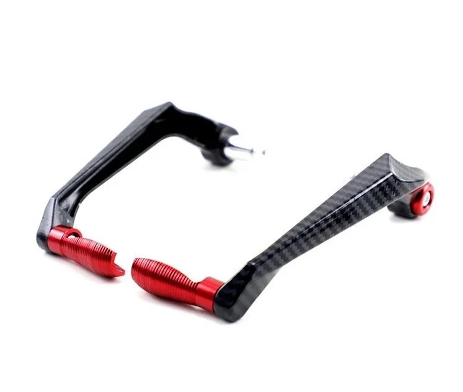 Lenker Handschutz Universal 3D Gravur 7/8 Lenker Protektoren Für Motorrad Roller Mountainbikes Bremshebel Schutz CNC Aluminium Motorrad Lenkerschutz(Red) von HMGWLCGH