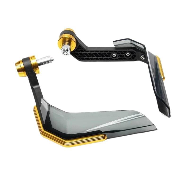 Lenker Handschutz Universal Motorrad Handschutz Handschutz Schild Winddicht Motorrad Motocross Schutz Modifikation Schutzausrüstung Motorrad Lenkerschutz(Golden) von HMGWLCGH