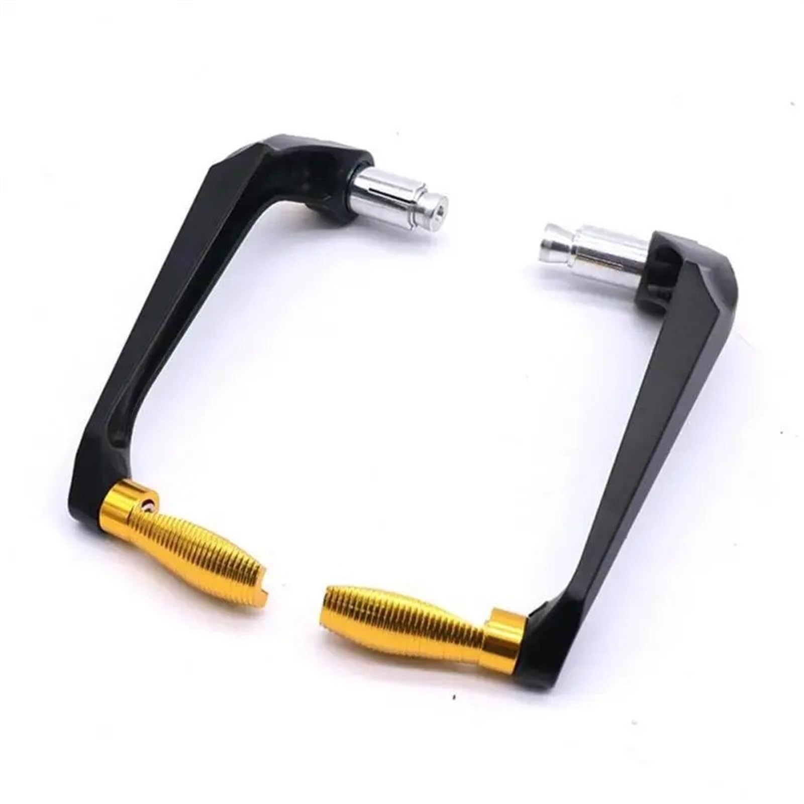 Lenker Handschutz Universal Motorrad Lenker Schutz Aluminium Legierung Haltbarkeit CNC Motorrad Änderung Teile Hebel Protector Schutz Motorrad Lenkerschutz(Golden) von HMGWLCGH