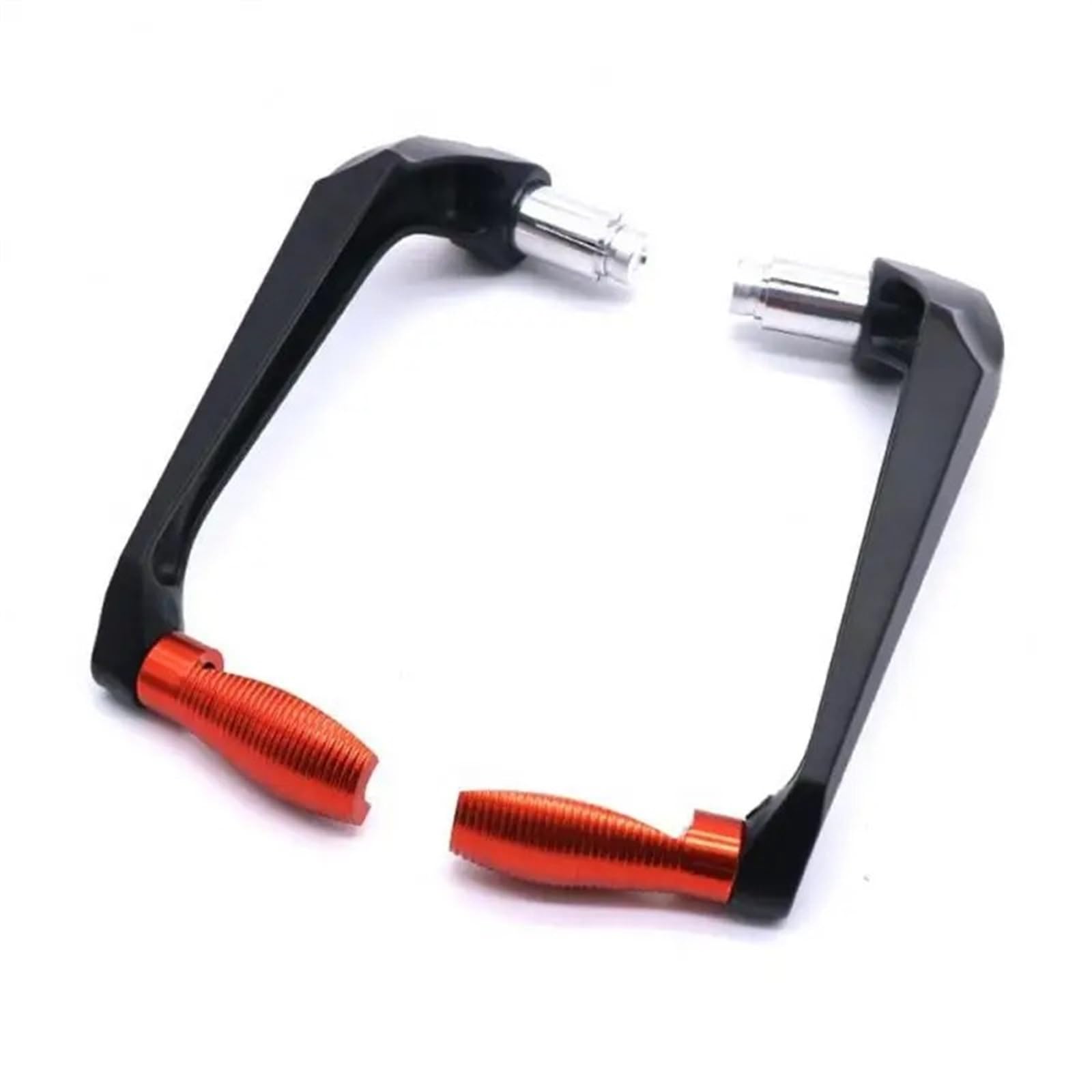 Lenker Handschutz Universal Motorrad Lenker Schutz Aluminium Legierung Haltbarkeit CNC Motorrad Änderung Teile Hebel Protector Schutz Motorrad Lenkerschutz(Orange) von HMGWLCGH