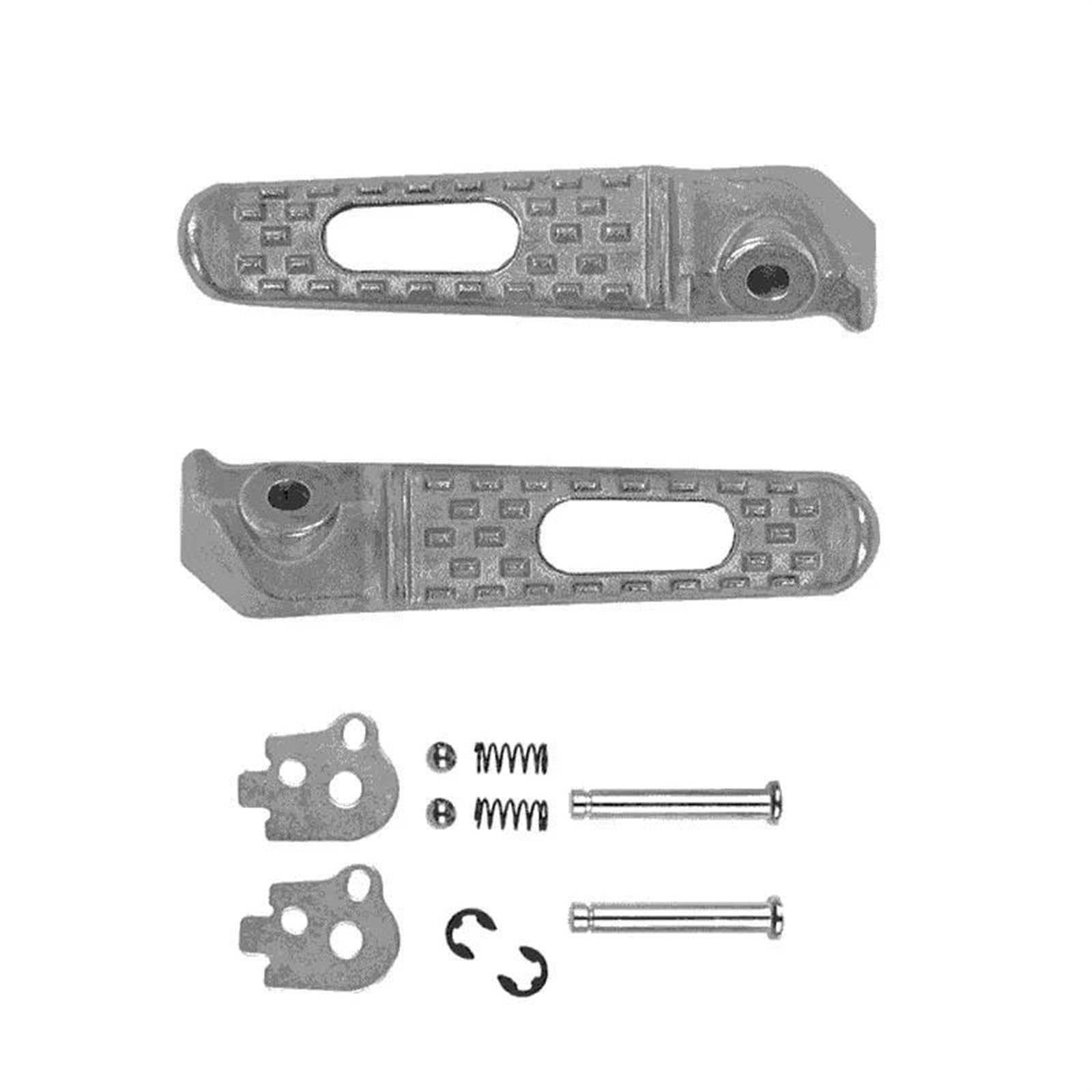 Motorrad Fußrasten Für CBR600RR 2003-2006 Für CBR1000RR 2004-2014 Motorrad Vorne Hinten Fußrasten Fußrasten Moto Fußrasten(Rear White) von HMGWLCGH