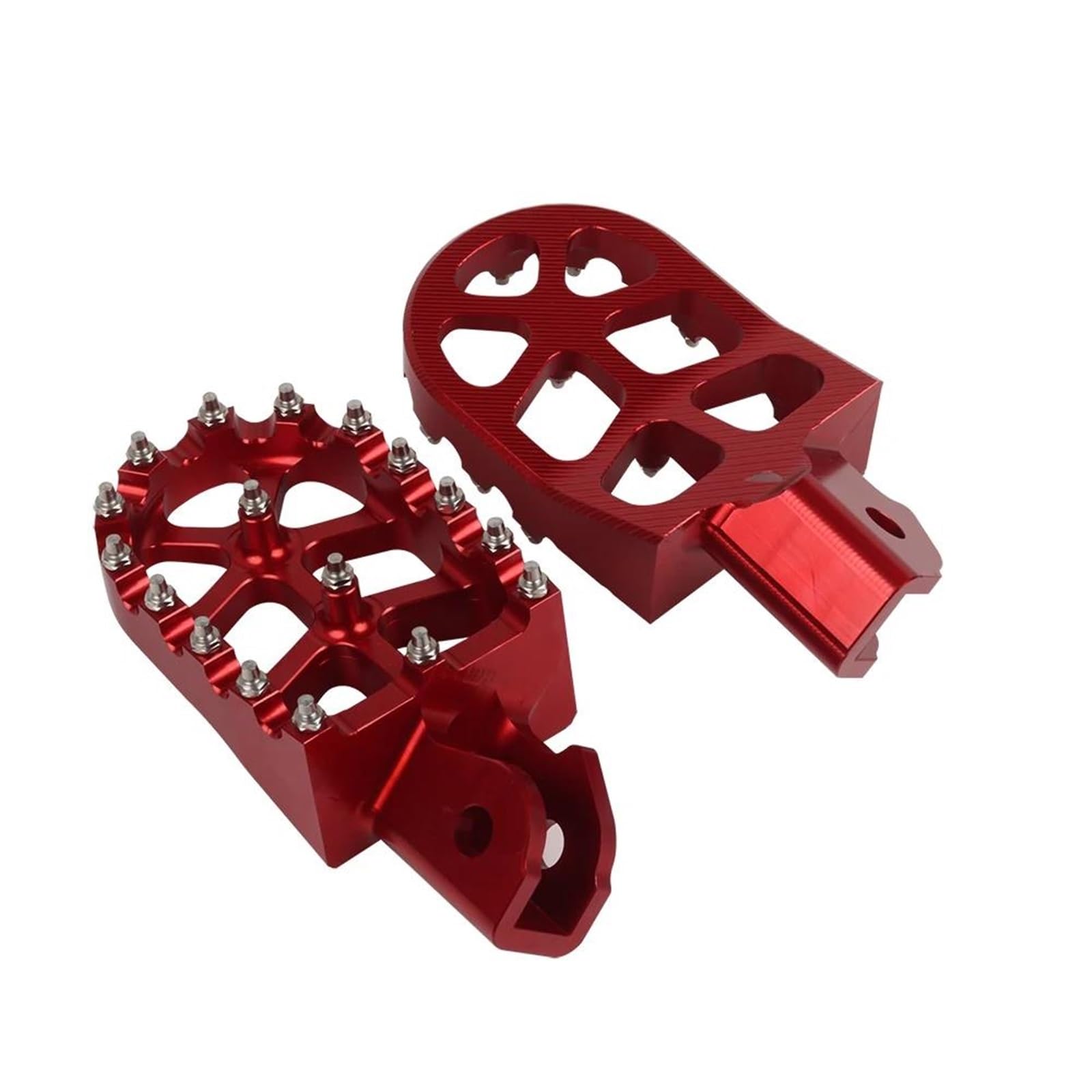 Motorrad Fußrasten Für CRF150F 2003-2020 Für CRF230F 2019 Motorrad Fußstützen Fußrasten Fußstützen Pegs Pedale Moto Fußrasten(Red) von HMGWLCGH