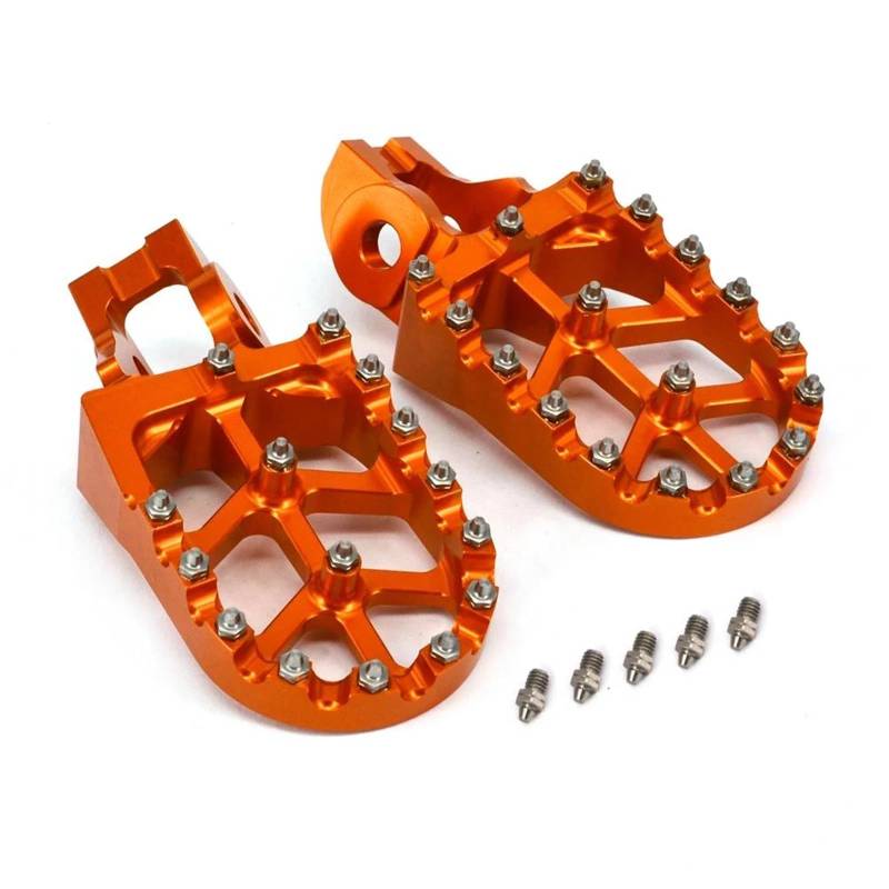 Motorrad Fußrasten Für GasGas Für MC EC EX 85 125 250 300 250F 350F 450F 2021-2022 Motorrad CNC Fußrasten Fußrasten Pedale Rest Moto Fußrasten(Orange) von HMGWLCGH