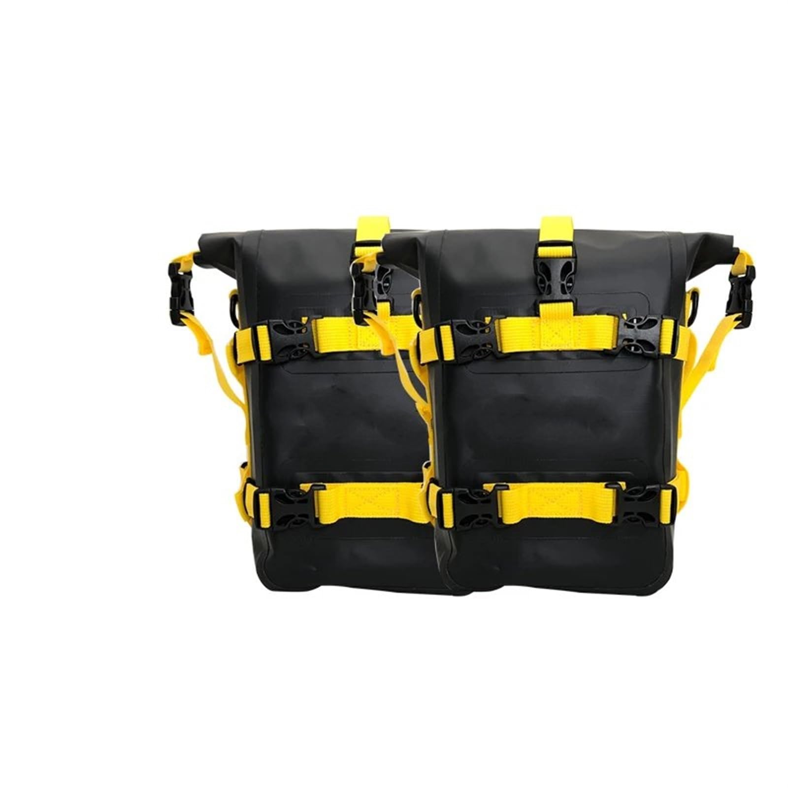 Motorradrahmen Tasche Für F900R Für F900XR 2020-2023 Motorradrahmen Crash Bars wasserdichte Tasche Stoßfänger Reparatur Werkzeug Platzierung Tasche Motorrad Tasche(2PCS Black Yellow) von HMGWLCGH