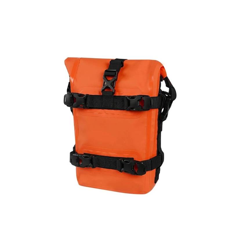 Motorradrahmen Tasche Für TENERE700 Motorradrahmen Crash Bars wasserdichte Tasche Stoßfänger Reparatur Werkzeug Platzierung Tasche Motorrad Tasche(Orange) von HMGWLCGH