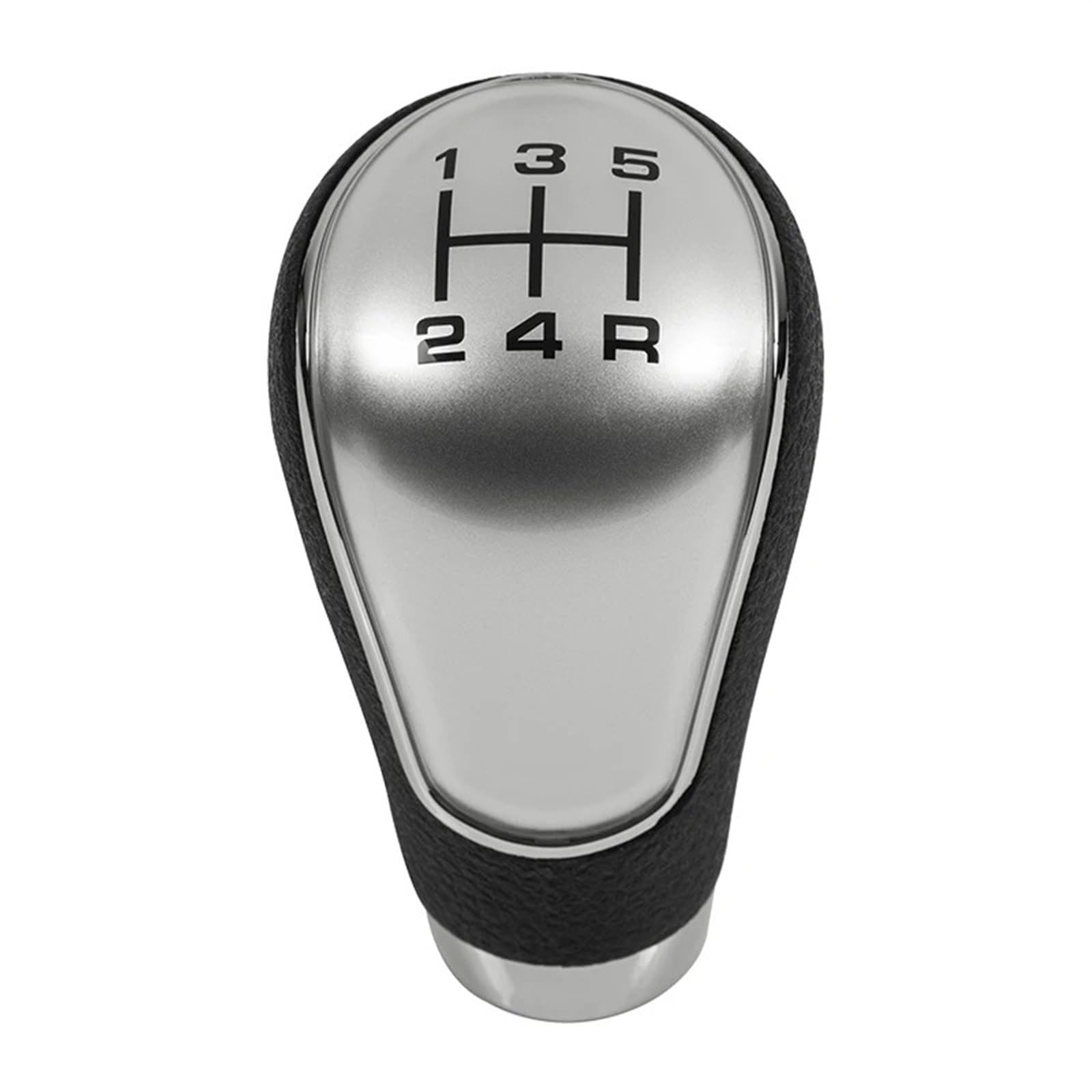 Schaltknaufkopf Automatik Für Mazda 2/3/323/6/3 BK 2004 2005 2006 2007 2008 2009 2010 2011 2012 Schaltknauf Hebel Shifter Kopf Auto Styling Zubehör Schaltknauf Knauf(5 Speed Silver) von HMGWLCGH