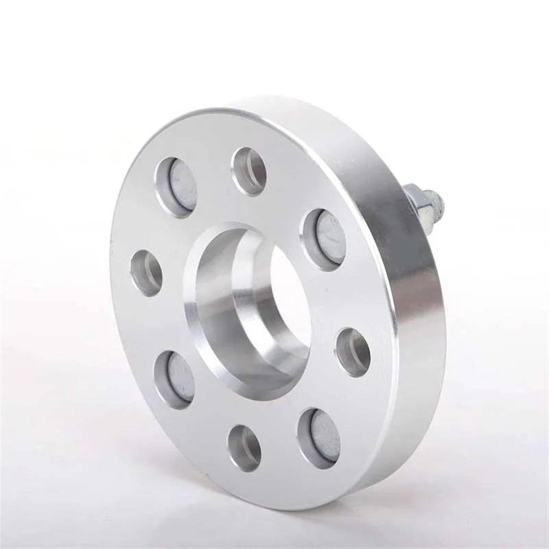 Wheel Spacer Für Anzug Für 4-Loch-Auto 2 Stück PCD 4x114,3 15/20/25/30/35 Mm Hubcentric 60,1 Mm Mutter 12 * 1,25 Spurverbreiterung Adapter Rad Distanzscheiben(2PCS 30mm Silver) von HMGWLCGH