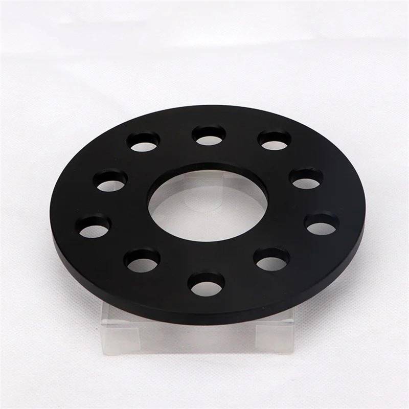 Wheel Spacer Für Benz 2 Stück 3/5/7/12/15/20mm Spurverbreiterung Adapter PCD 5x112 CB 66,5mm Rad Distanzscheiben(2PCS 7mm Black) von HMGWLCGH