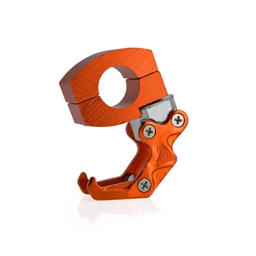 HMILOT Für Benelli Trk502x Motorrad Lagerung Haken Gepäck Tasche Helm Klaue(Orange) von HMILOT