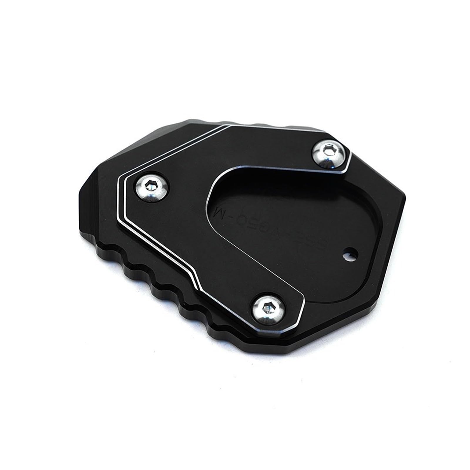 HMILOT Motorrad seitenständer Platte Für Loncin Für VOGE 500 R 650 DS 500DS 500R 650DS Zubehör Motorräder CNC Seitenständer Vergrößerungsplatte Kickstand Extension Pad (Farbe : 1) von HMILOT