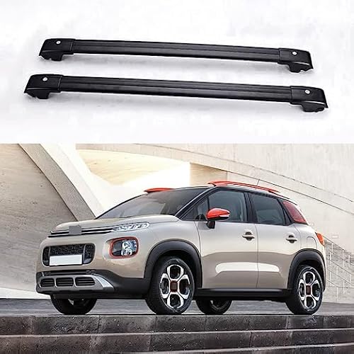 Auto Querträger Dachträger für Citroen C3 AIRCROSS 2017-2021, Auto Aluminium Querträger Dachträger DachbüGel Gepäckträger Zubehör von HMLTD