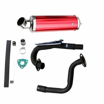 HMParts Performance Auspuff Set Auspuffanlage T2R ATV Quad Bashan von HMParts