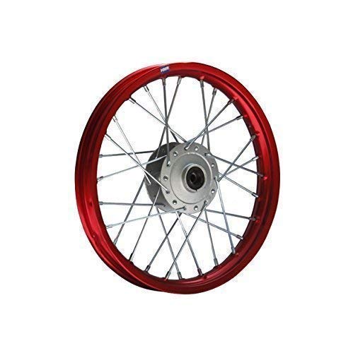 HMParts Pit Bike/Dirt Bike/Cross - Alu - Felge Eloxiert 14" vorne ROT von HMParts