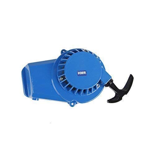 HMParts Pocket Bike 47/49 CCM Pullstarter Seilzugstarter Alu Blau von HMParts