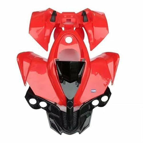 HMParts Verkleidung Plastik Set Rot ATV Quad 125 ccm von HMParts