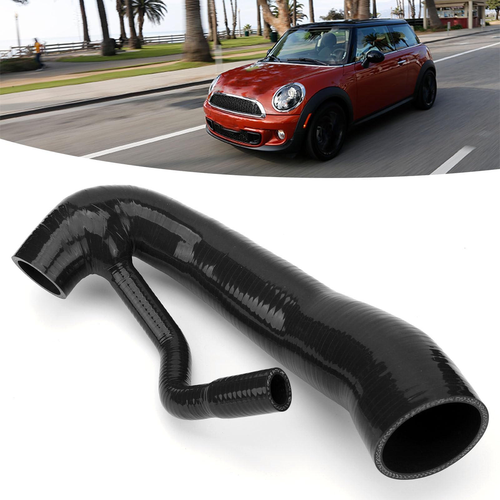 Auto Motor Lufteinlass Schlauch Rohr für Mini Cooper S R55 R56 R57 R58 R59 R60 1.6L N18 2011 BIS 2013, Filter Schlauch Rohr Kanal Luft Einlass Luftfilter Ansaugrohr Zubehör,normal-A-black von HNHPY