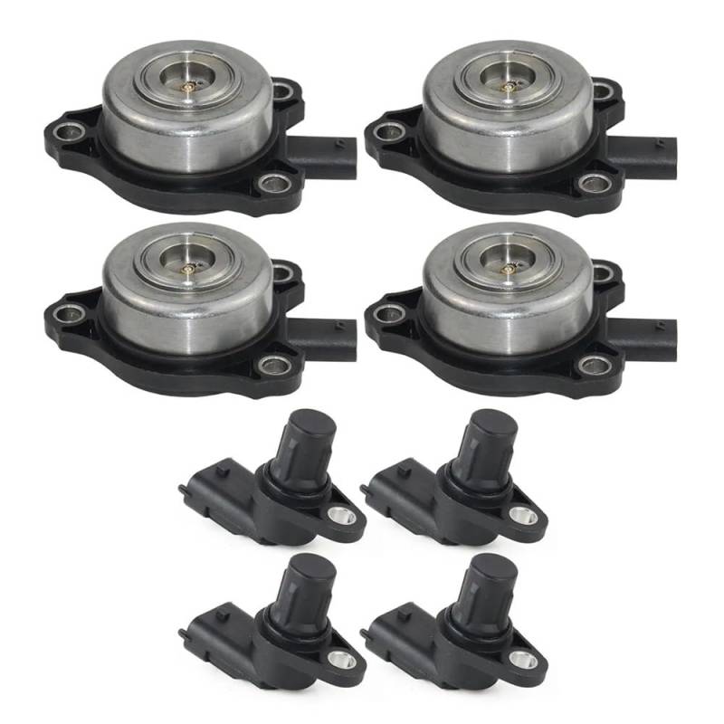 Nockenwellenpositionssensoren und Magnete kompatibel mit ML350 E350 W164 R171 W209 W221 R251 R350 A2720510177 4x Set von HNJFXCRO