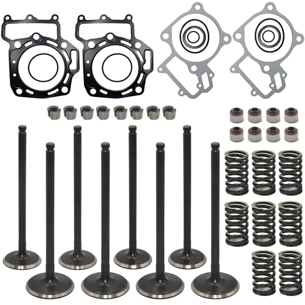 Zylinderkopfdichtungssatz für Motoreinlass- und Auslassventil, kompatibel mit KVF750 750 2005–2022 und TERYX 750 2008–2013 von HNJFXCRO