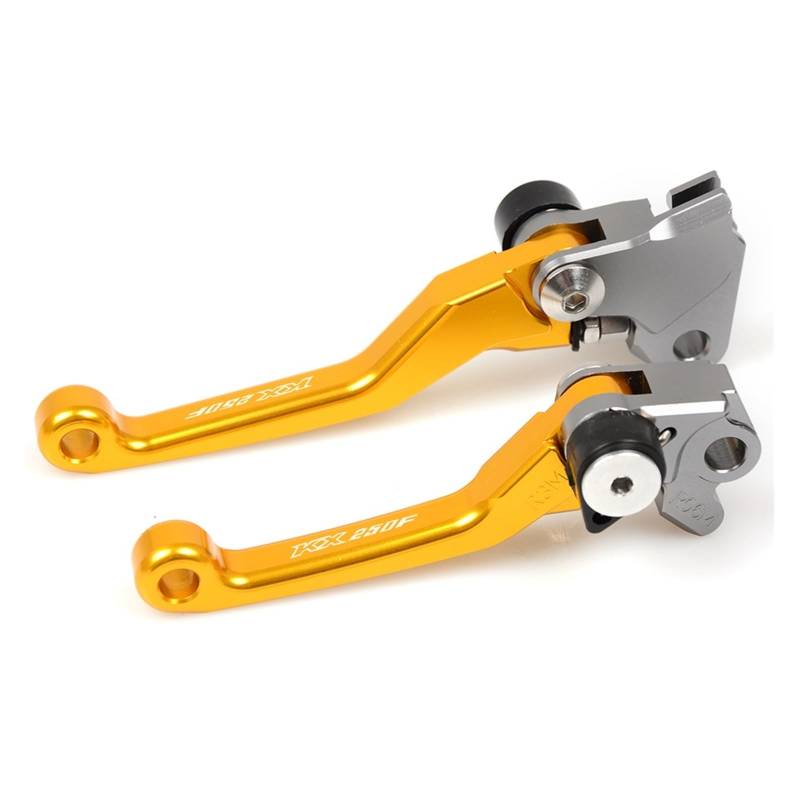 Bremshebel Klappbare Handbremse Pivot Dirt Bike Bremskupplungshebel Griff für Kawasaki KX250F KXF 250 2005 2006 2007 2008 2009 2010 2011 2012 Kupplung von HNQTVJLY