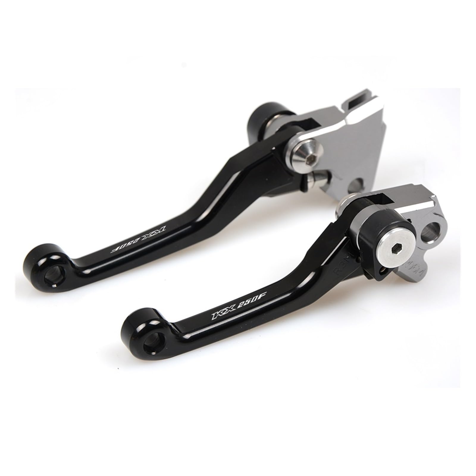 Bremshebel Klappbare Handbremse Pivot Dirt Bike Bremskupplungshebel Griff für Kawasaki KX250F KXF 250 2005 2006 2007 2008 2009 2010 2011 2012 Kupplung von HNQTVJLY