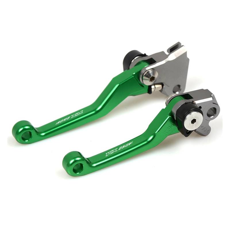 Bremshebel Klappbare Handbremse Pivot Dirt Bike Bremskupplungshebel Griff für Kawasaki KX250F KXF 250 2005 2006 2007 2008 2009 2010 2011 2012 Kupplung von HNQTVJLY