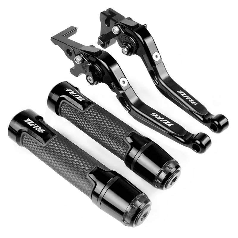 Bremshebel YZFR6 1999-2004 Für Yam&aha YZF R6 2000 2001 2002 2003 Motorrad CNC Einstellbare Faltbare Bremskupplungshebel Griffe Kupplung von HNQTVJLY