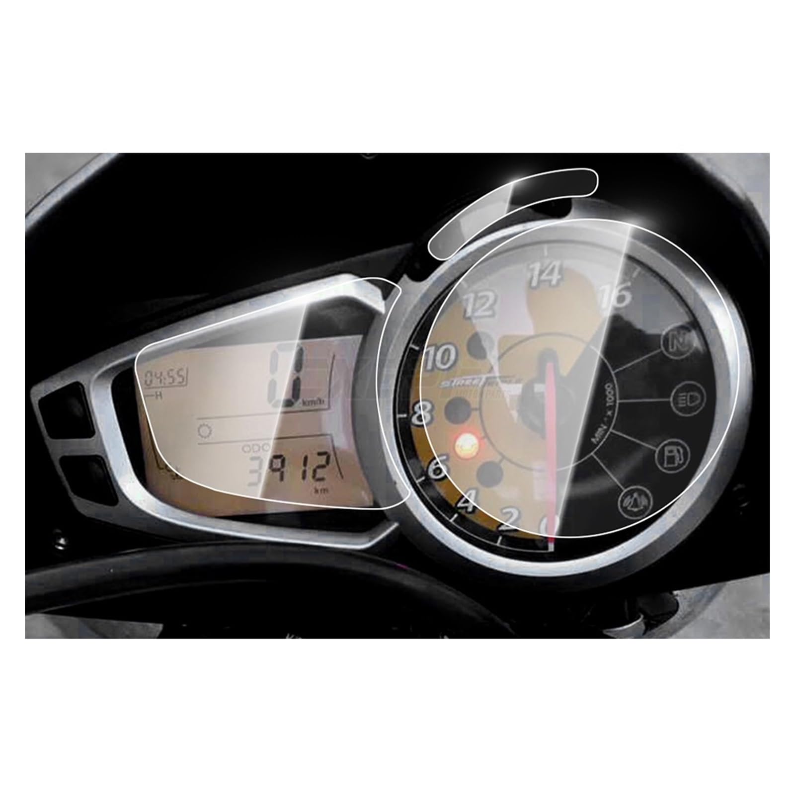 Instrumenten Displayschutzfolie Für Triumph Speed ​​Triple 675 Triple675 Motorrad Zubehör Cluster Kratzschutz Film Screen Protector Dashboard Meter von HNQTVJLY