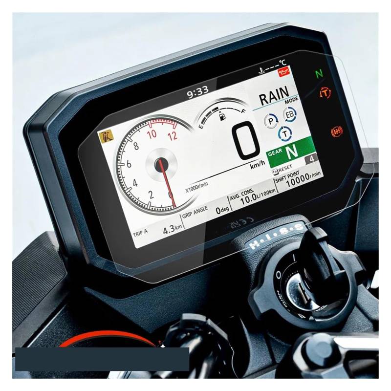 Instrumenten Displayschutzfolie Motorrad-Armaturenbrett-Displayschutz, Zubehör für Ho&nda CB1000R Forza 750 X-ADV 2021+ CB750 Hornet 2023+ XL750 Transalp von HNQTVJLY