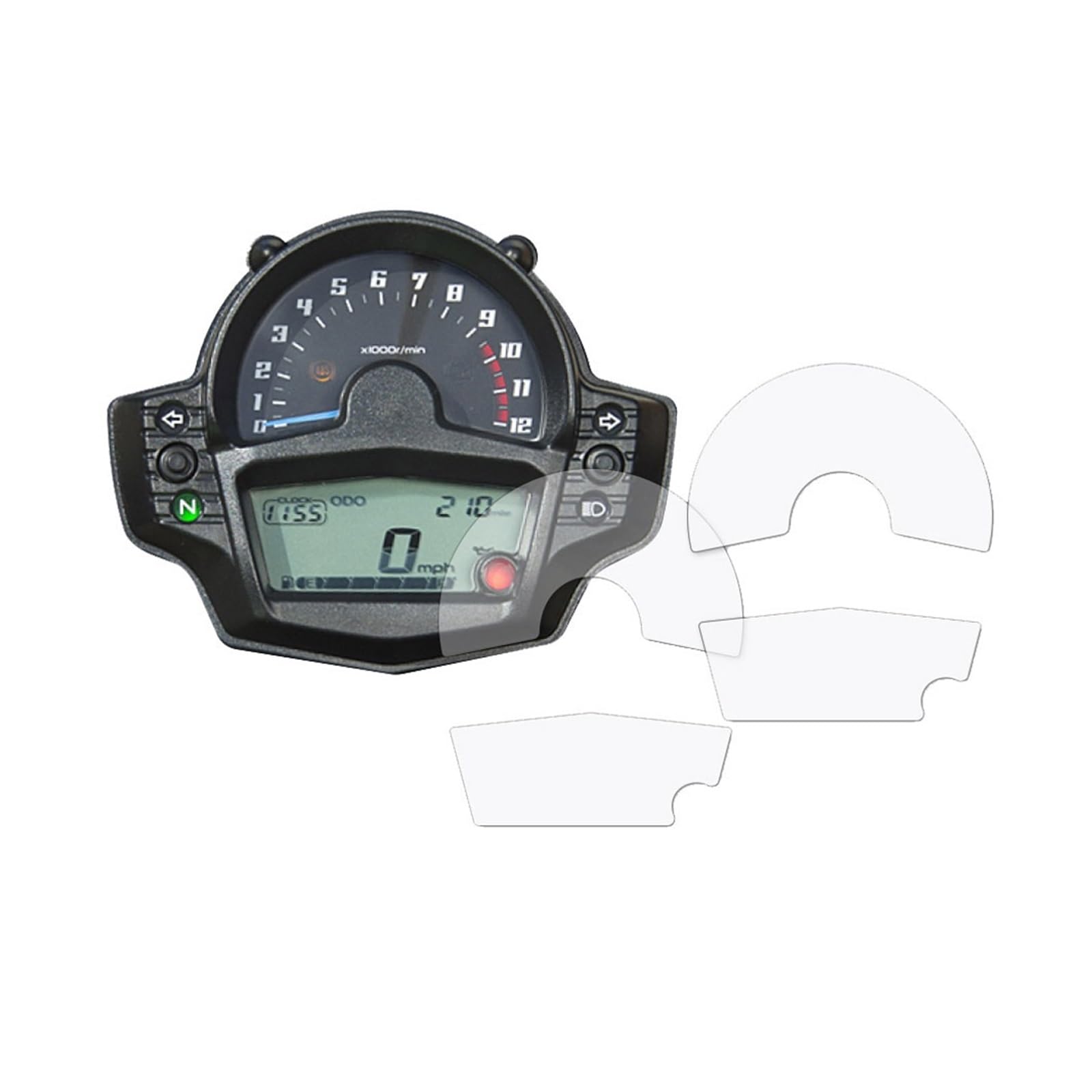 Instrumenten Displayschutzfolie Motorrad Instrument Cluster Kratzschutz Film Tacho Displayschutzfolie Für Kawasaki Vu-lcan S 2015-2020 von HNQTVJLY