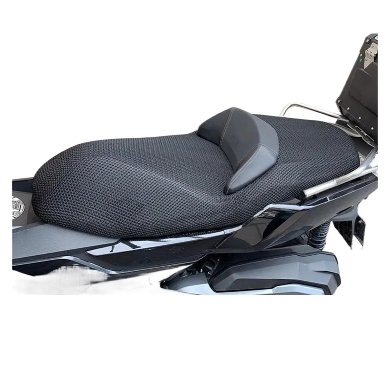 Motorrad Sitzkissen Sport Bike Motorrad Mesh Sitzbezug Kissen Pad Schutz Isolierung Atmungsaktive Sonnenschutz Netz für BM&W C400GT C 400 GT von HNQTVJLY