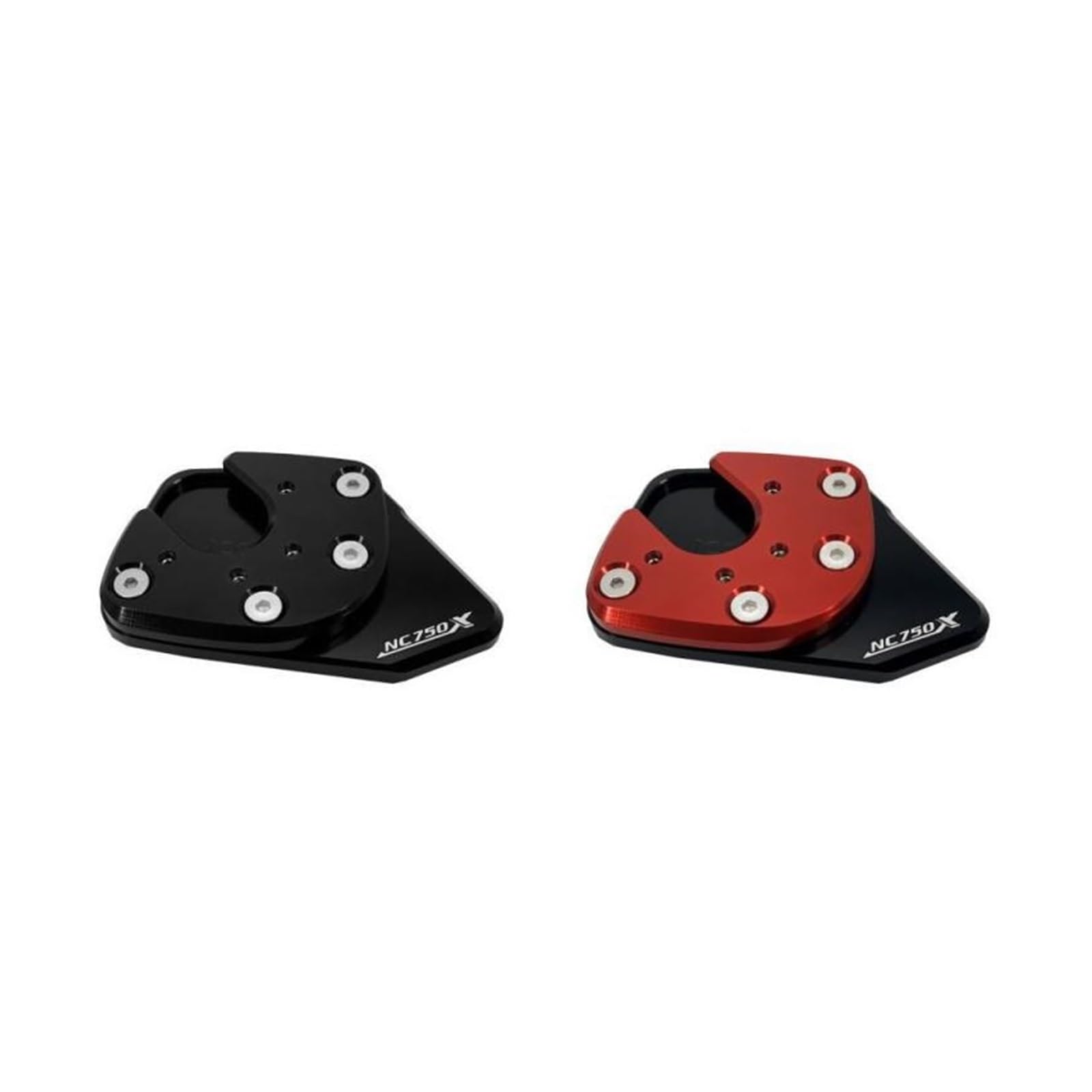 Stützplatte Fuß Verlängerungs 1~7PCS Für Ho&nda NC750X NC 750X NC750 X 2017 2018 2019 Motorrad CNC Ständer Seitenständer Stehen verlängerung Enlarger Pad von HNQTVJLY