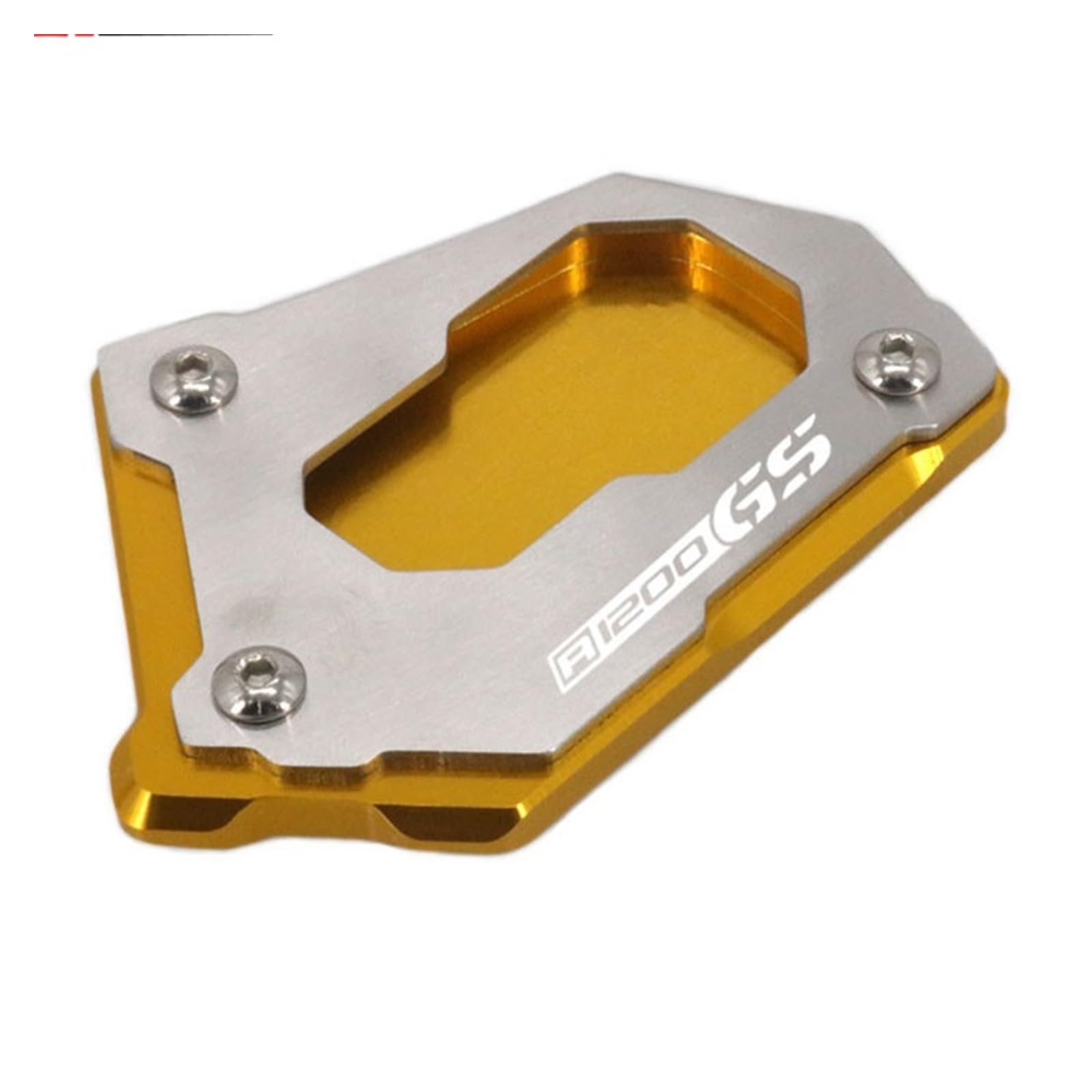 Stützplatte Fuß Verlängerungs Motorrad CNC Kickstand Seite Stehen Vergrößern Verlängerung Fuß Pad Unterstützung Für BM&W R 12-00 GS LC R12-00GS R 12-00GS ADV Abenteuer von HNQTVJLY