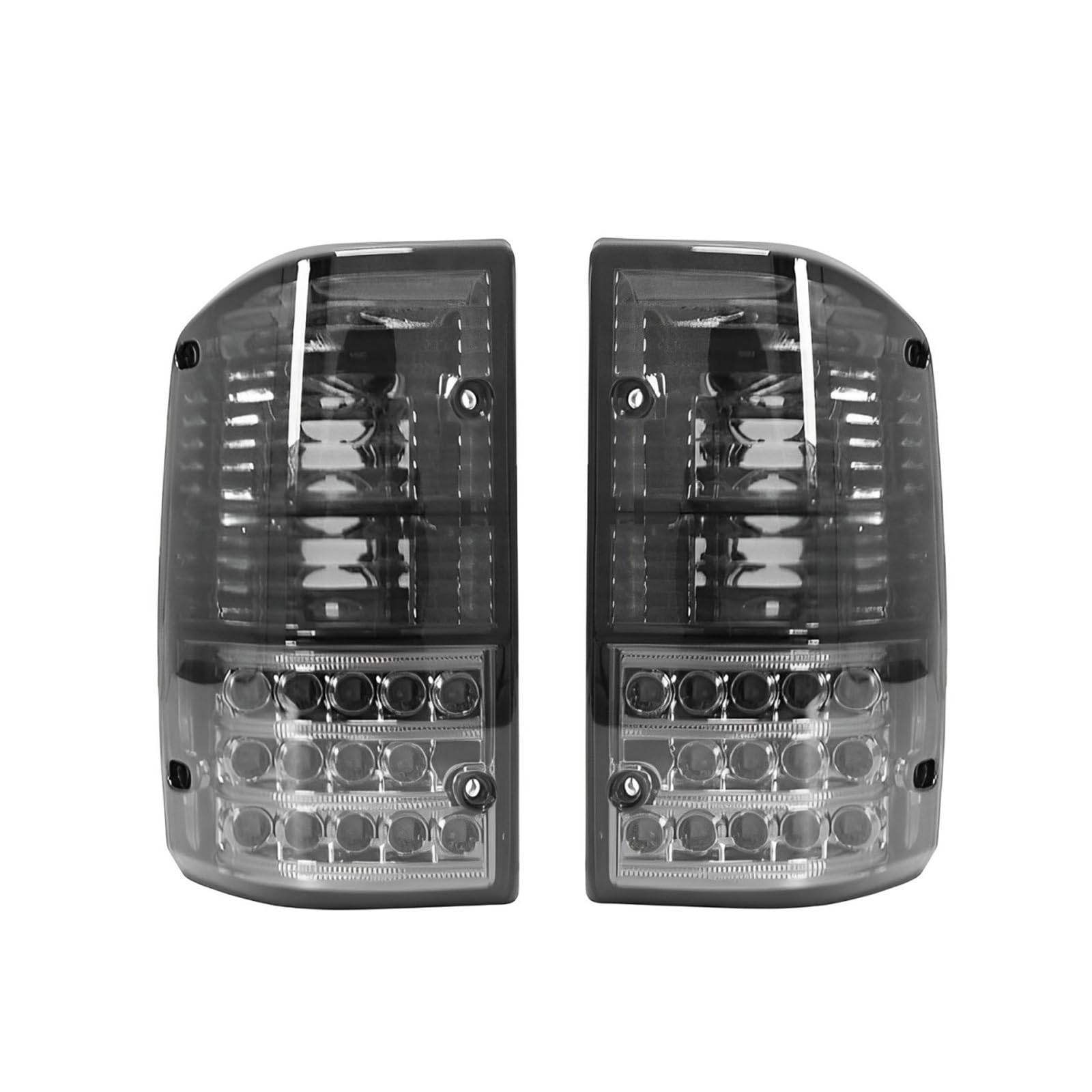 FEU arrière Pour Nissan Patrol GQ Y60 GR 1987 1988 1989 1990 1991-1997 FEU arrière LED de Voiture Avec ampoules 26550-05J00 26555-05J00 (Rouge fumé) von HNZHY