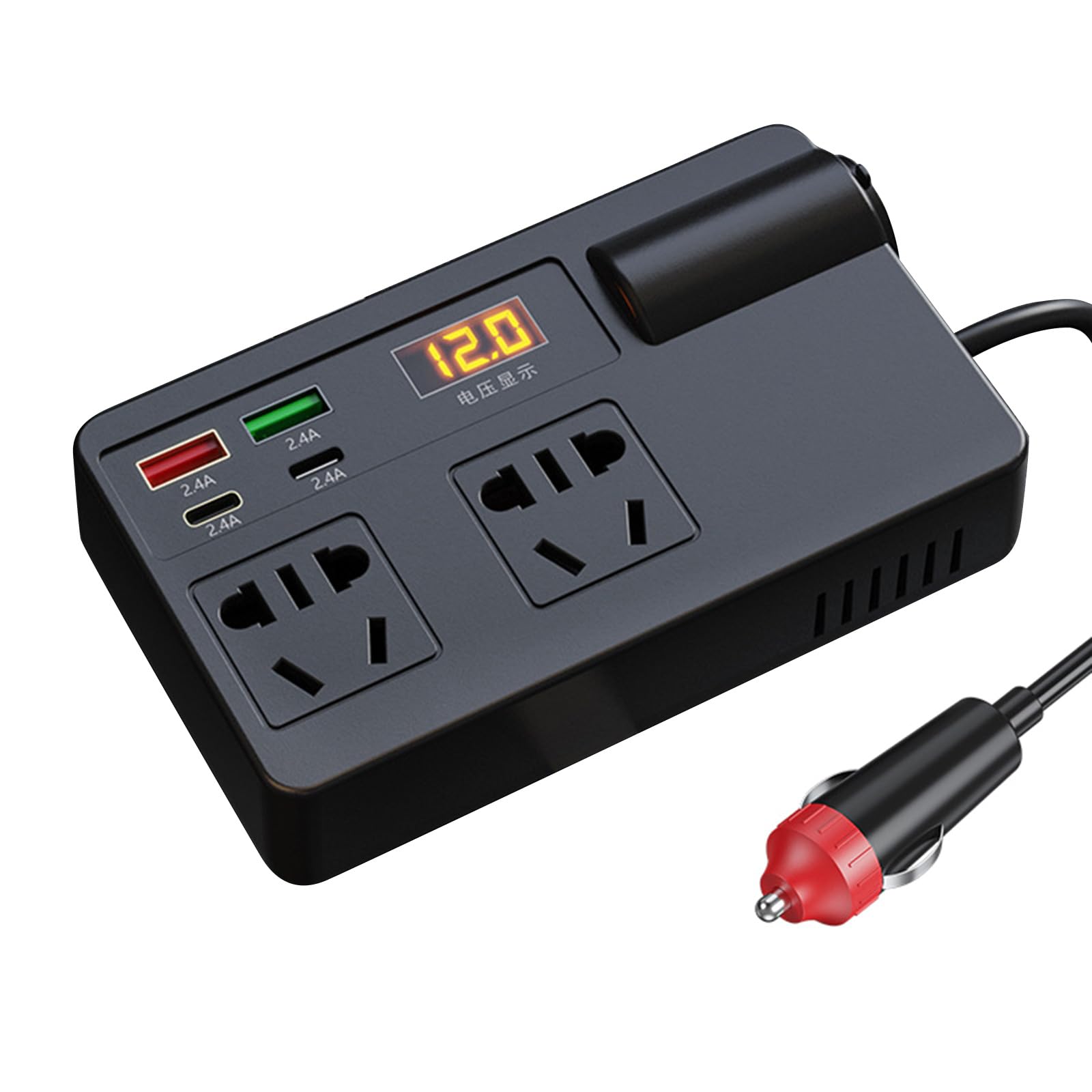 HNsdsvcd 120W Wechselrichter DC12V-24V Zu V Spannungswandler Mit PD30W Typ C & USB A Port Car Plug Adapter Outlet von HNsdsvcd