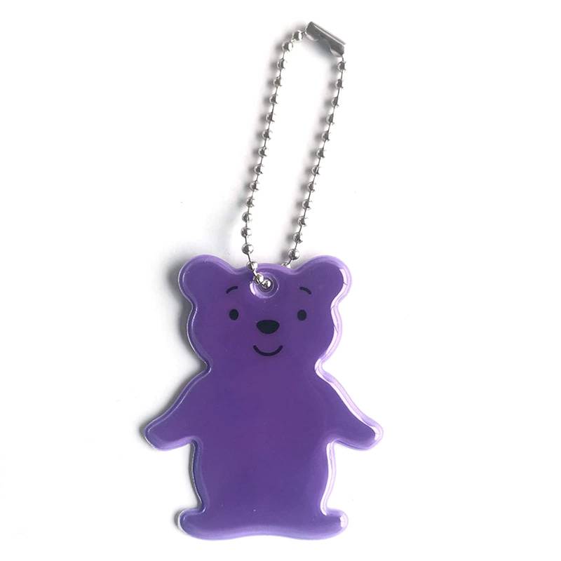 HNsdsvcd Kindersicherheitsreflektoren Keyrings Süße Reflexion Bear Gear Rucksäcke Kinderwagen Jacken Sicherer Reflektor Schlüsselbund von HNsdsvcd