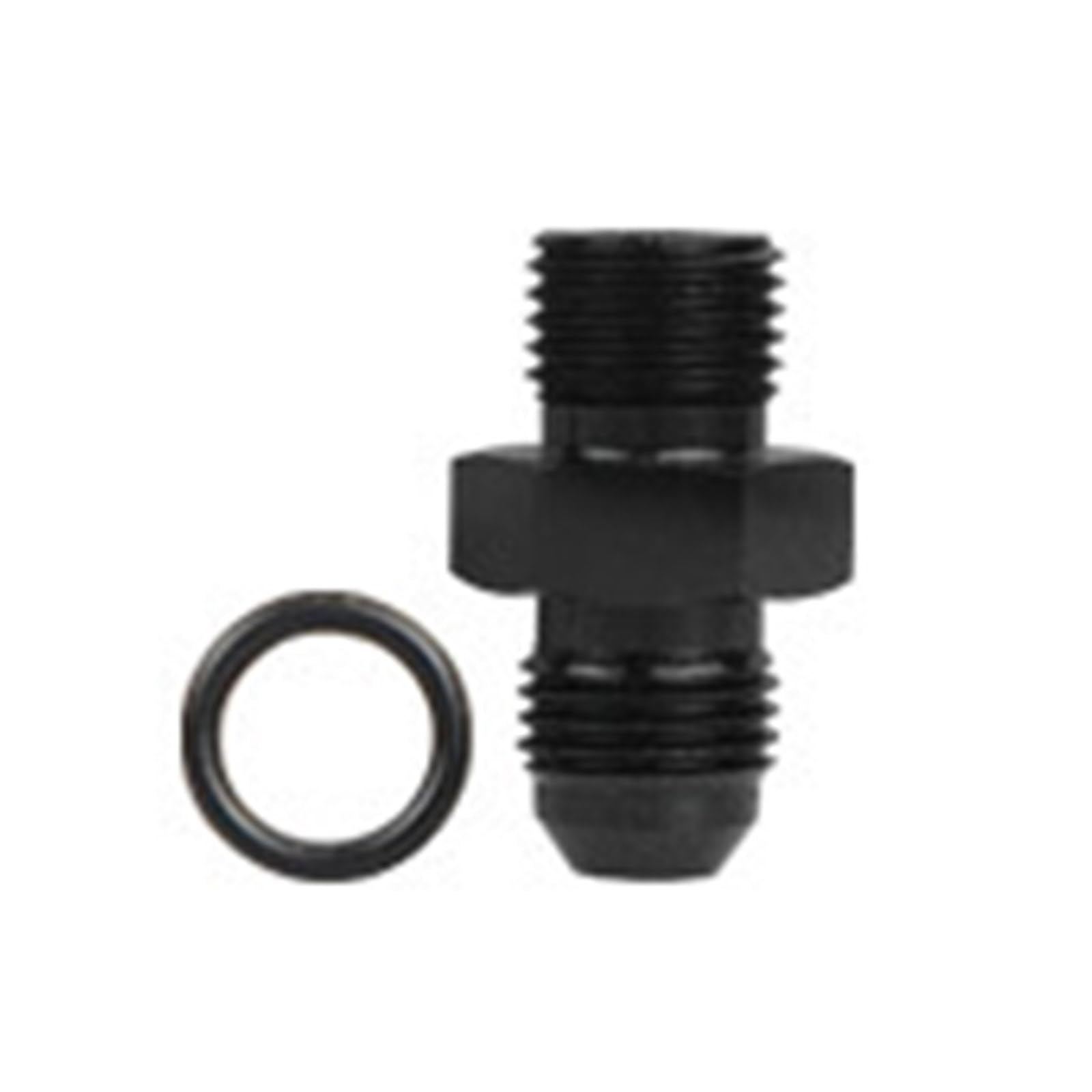 HNsdsvcd Kraftstoffpumpenschiene Ölschlauch Gerader Fitting Adapter Aluminium Schwarz AN6/8/10 Flare Auf AN6/8/10 Männliche O Ringe Bosse von HNsdsvcd