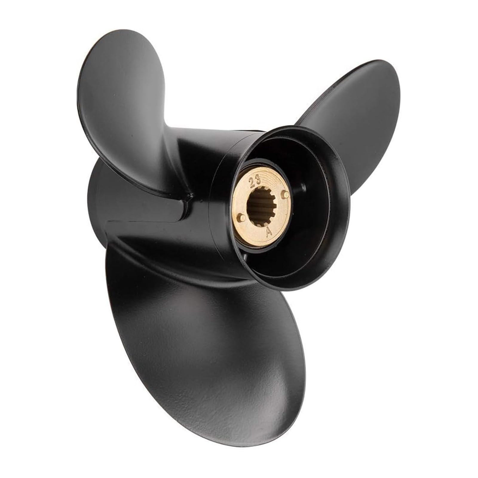 HNsdsvcd Präzisionsgefertigter Aluminiumpropeller mit 3 Flügeln für kleine Motorboote, 25 PS bis 70 PS, 48-816704A45 Motoren, einfache Installation von HNsdsvcd