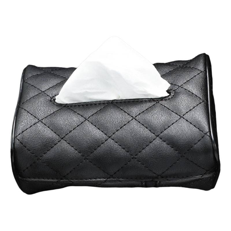 HNsdsvcd Vielseitiges Auto Gewebe Organisiert Elegante Auto Gewebehalter Rücksitz Gewebespeicher PU Leder Tissue Box Zur Bequemlichkeit von HNsdsvcd