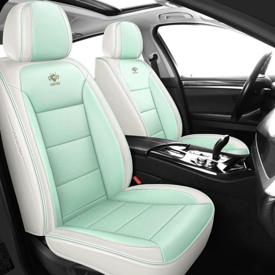 HOBIVA Sitzbezüge Auto Autositzbezüge Universal Set für Mercedes Benz Classe C AMG C43 C205 AMG C63S C205 AMG C43 W205 AMG C63S W205 Auto Zubehör,Grün von HOBIVA
