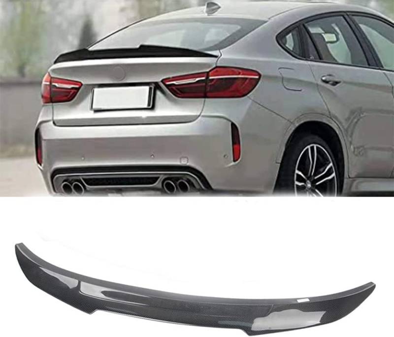 Auto ABS Heckspoiler für BMW X6 F86 2014-2019, HeckflüGel Heckspoiler Auto-Spoiler Kofferraumspoiler Umbauzubehör von HOCAH