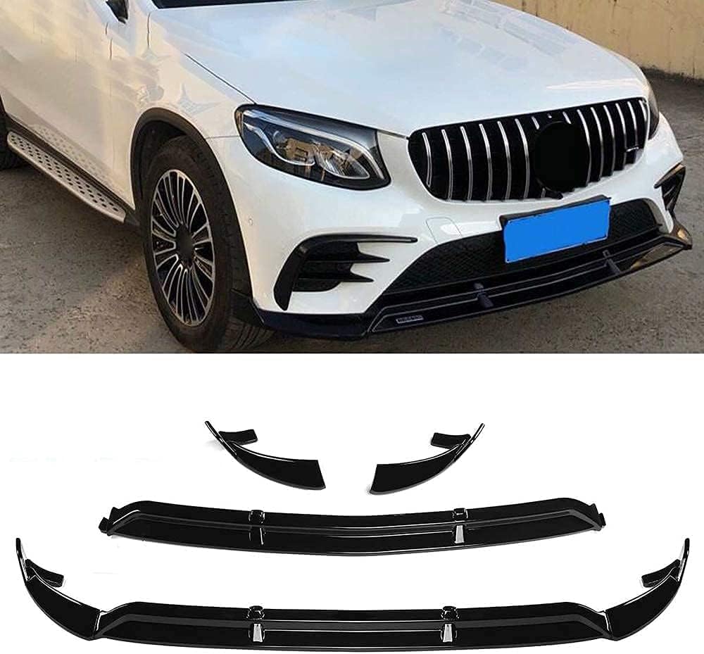 Auto Frontspoiler Für Mercedes Benz GLC X253 2016-2019 Tuning,Stoßfängerlippe Spoilerlippe ABS Dauerhaft AntiKollision Frontspoiler Protector von HOCAH