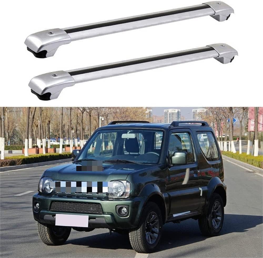 Auto Querträger Dachträger für Suzuki Jimny 1998-2018, Dachreling, Gepäckträger, Querträger, Aluminiumlegierung von HOCAH