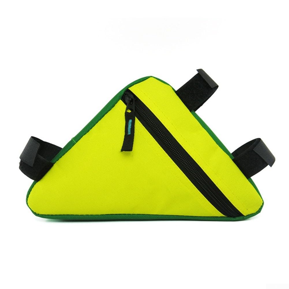 Triangle Satteltasche für Essential Bike Tools Leichtes Material (Gelbgrün) von HOHOVYVY