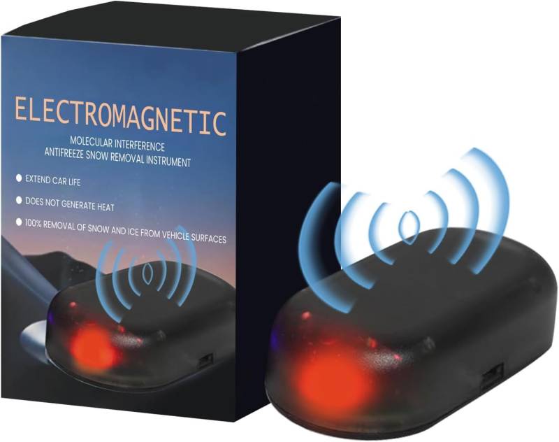 HOIDOKLY Auto Enteiser Elektromagnetische, Mikrowellen Molekular Enteisung Instrument, Molekulare Interferenz Frostschutzmittel Schneeräumungswerkzeug, Elektromagnetisches Antifrost (B) von HOIDOKLY