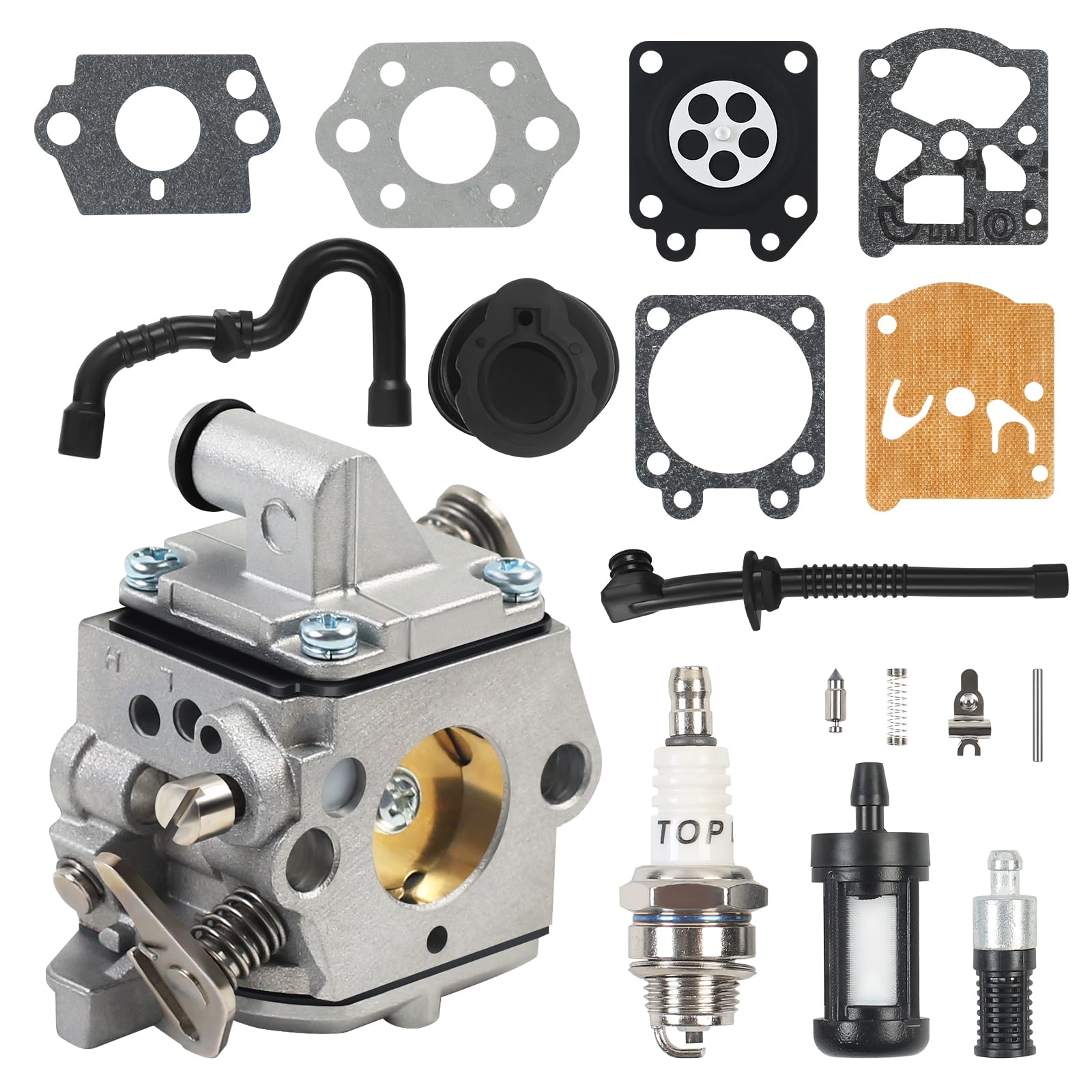 Carburetor MS170 MS180 C1Q-S57A Vergaser für STIHL 017 018 MS 170 180 180C MS170 MS180 MS170C MS180C Kettensäge mit Luftfilter Tune Up Kit von HOIIME