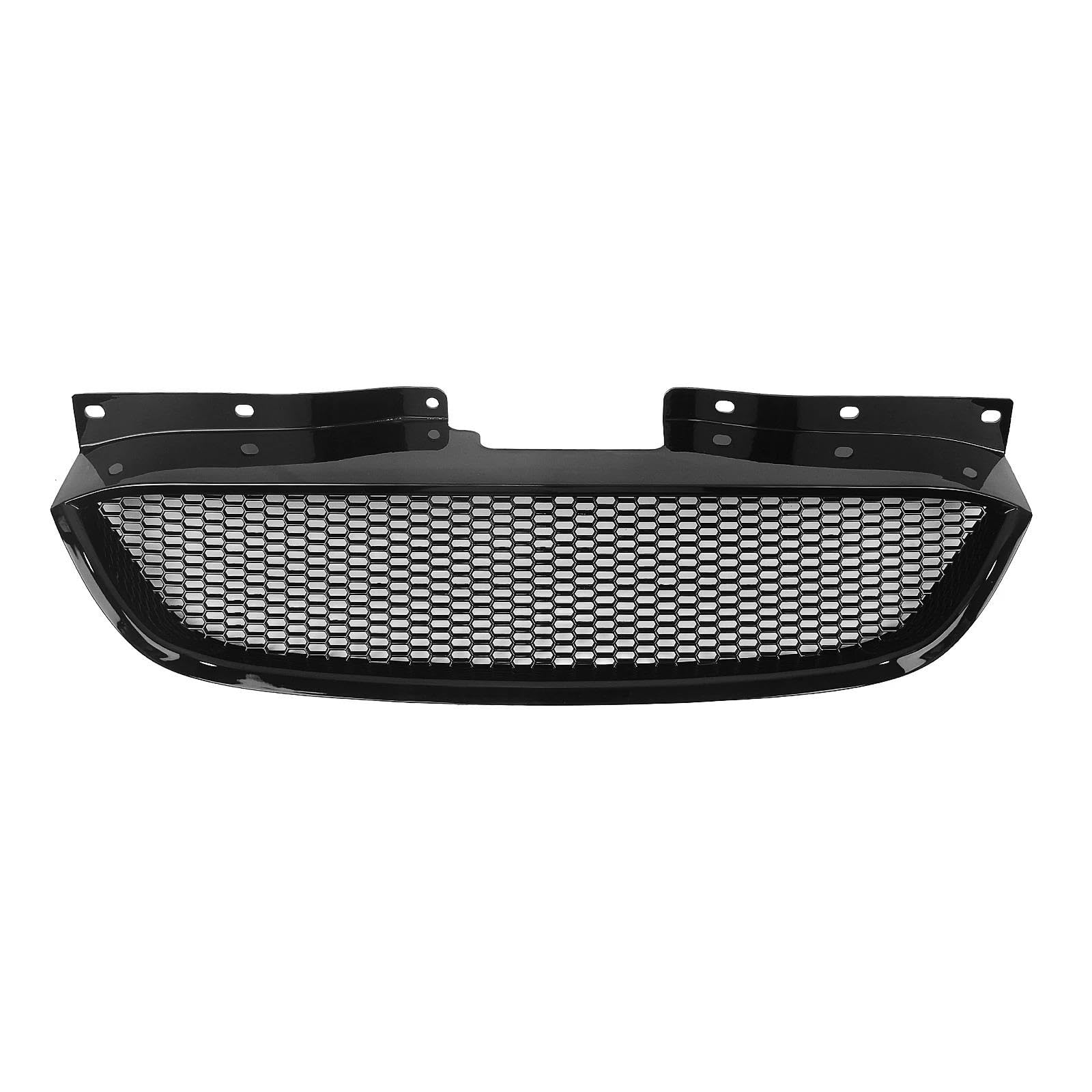 HOLIV Für Hyundai Für Genesis Coupe 2008 2009 2010 2011 2012 Renngrill Frontgrill Oberer Stoßfänger Haubengitter Kühlergrills für die Front von Autos(Glänzend schwarz) von HOLIV