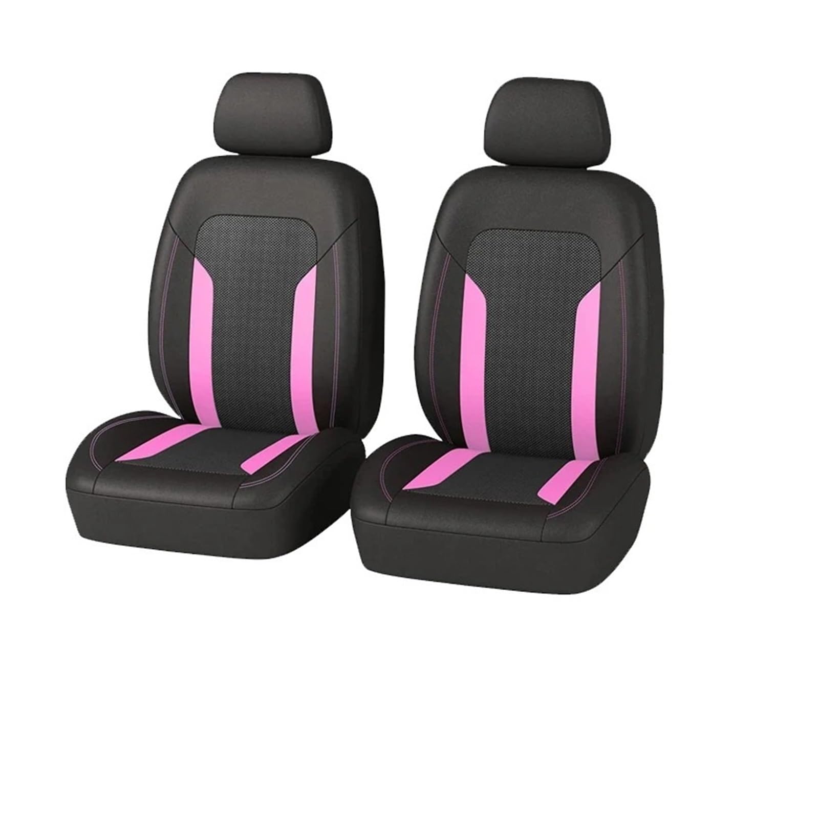 HOLIV Sitzbezüge Auto Atmungsaktive Autositzbezüge Aus Netzgewebe Autozubehör Innenraum Mit Gesäßtasche Sitzbezug Für Das Auto Kann Geteilt Werden Airbag-kompatibel Sitzbezüge Auto Set(Pink 2 Seat) von HOLIV